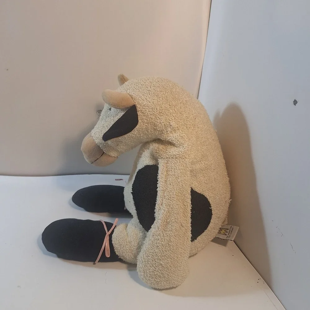 Vintage 1998 Manhattan‎ Toy Company Tip Toes Cletus Cow RARE Stuffed Animal